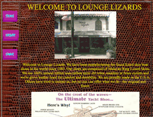 Tablet Screenshot of loungelizardshoes.com